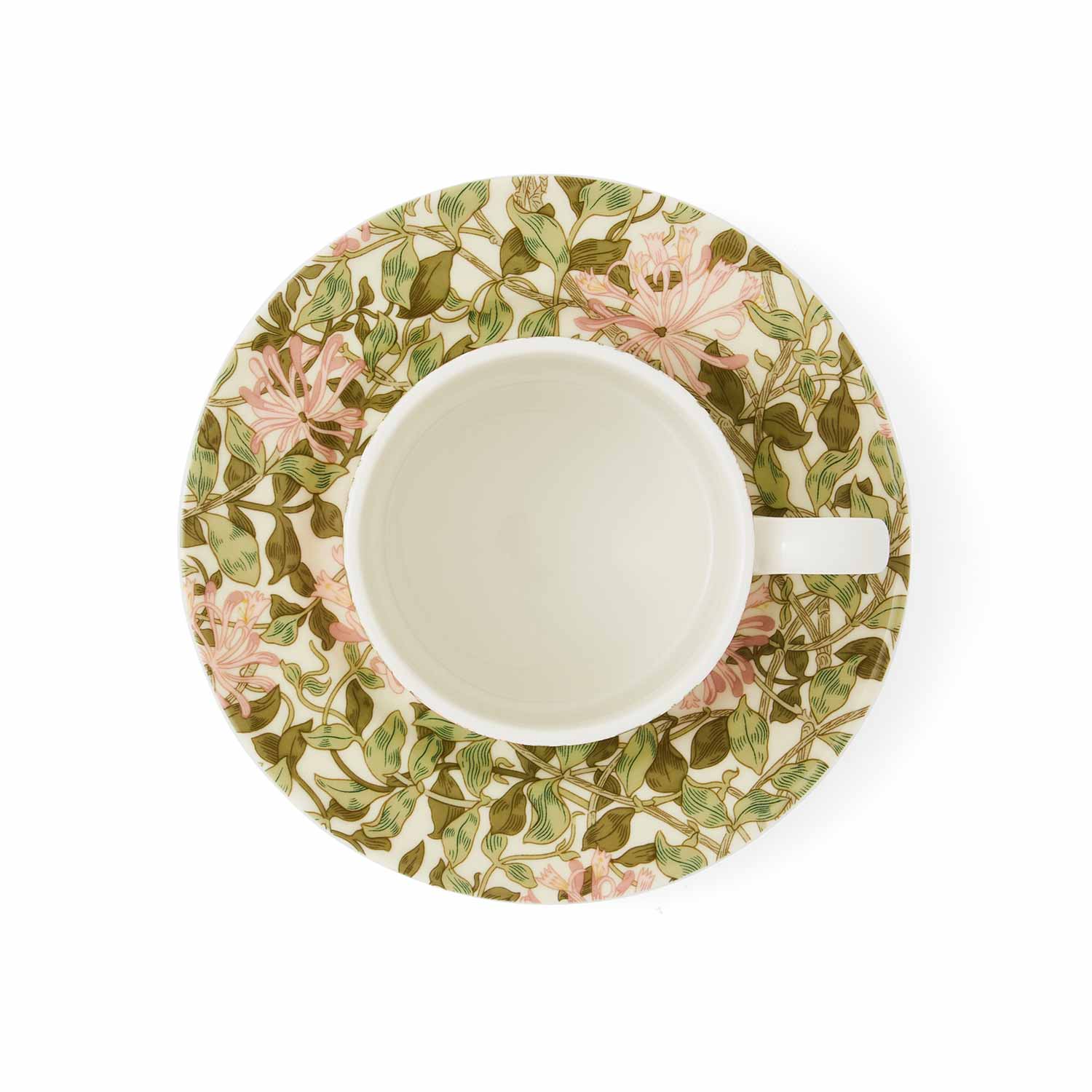 Sucrier Recouvert Lys Doré Spode Morris & Co Par Portmeirion - Porcelaine Élégante Avec Couvercle